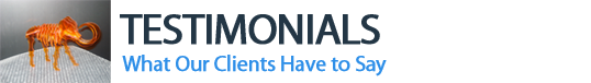 Testimonials What Our Clients Have to Say